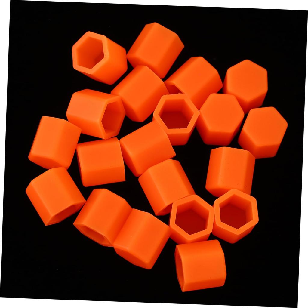 ETHZZLE Silicone Car Wheel Nut Cover 15mm Glow In the Dark Wheel Lug Nut