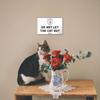 Cat Signs Wall Do Not Let The Cat Out No Punching Wooden Do Not Let The Kitten Out Signs for Home Apartment Workplace Decor