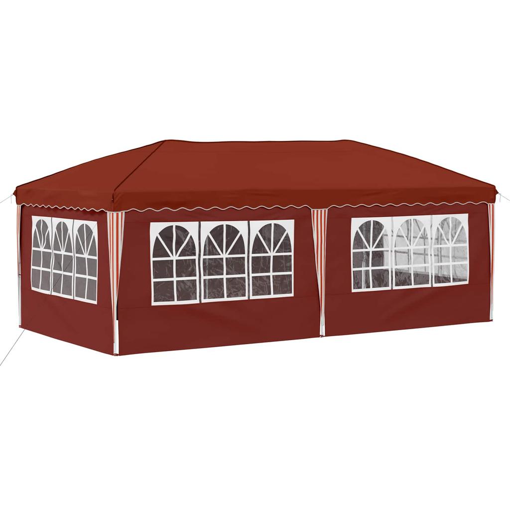 Pop up Party Tent 575 x 288 x 245 cm Terracotta