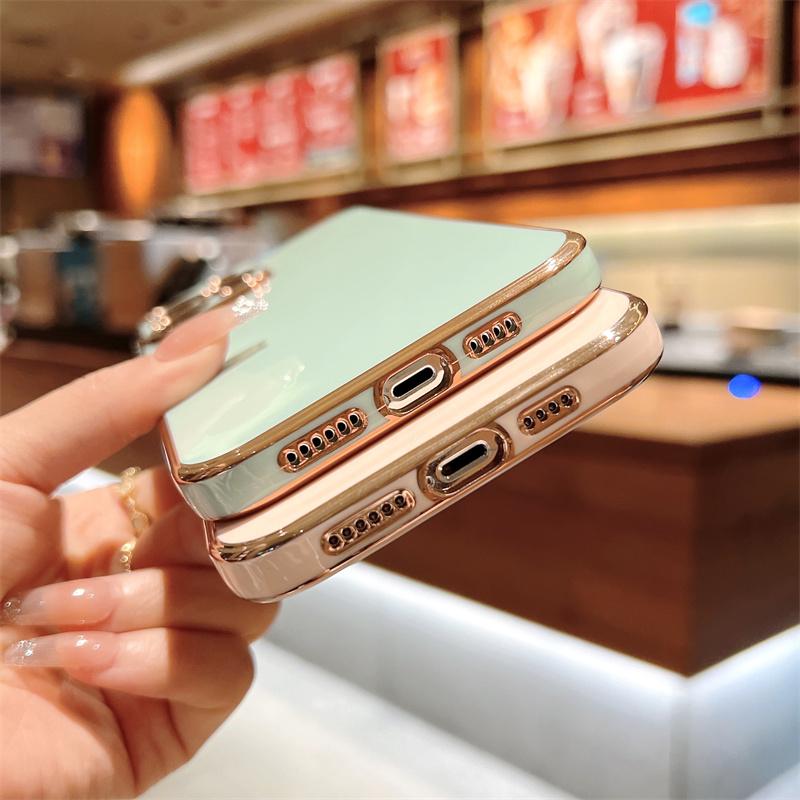 Для Iphone 13 чехол для телефона с гальваническим покрытием для Iphone 14 11 12 Pro Max Xs X Xr 12 13pro 14plus противоударный бампер задняя крышка