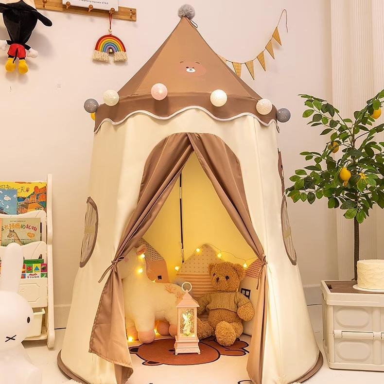 Children's Indoor Tent Treasure Game House Princess Castle Yurt House
