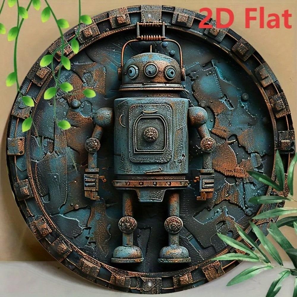 Жестяная табличка 2D Металлическое настенное искусство Декоративный подвесной аксессуар Декор для дома