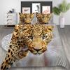 Leopard Series Digital Printing Quilt Cover Pillowcase Two Or Three-Piece Set Polyester