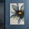 Abstract Blooming Flowers Posters and Prints Luxury Gold Foil Wall Art Canvas Painting Pictures Modern Nordic Living Room Decor