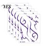 Kids Safe Temporary Tattoos 5 Sheets Tattoo Stickers, Skin-Friendly Demon Energy Pattern Tattoos, Hypoallergenic Easy Apply Stickers Non-Irritating