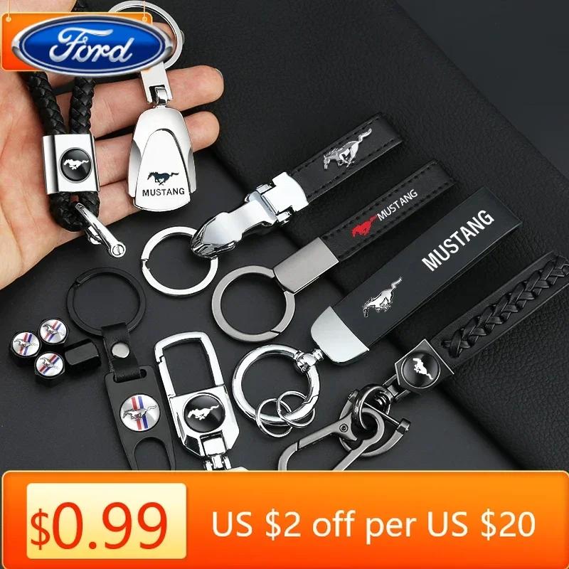 Автомобильная наклейка 2026 Ford Новый 2025 Горячий Металл 3D Брелок для ключей автомобиля Эмблема Скачущая лошадь Значок Брелок для ключей для Ford Mustang
