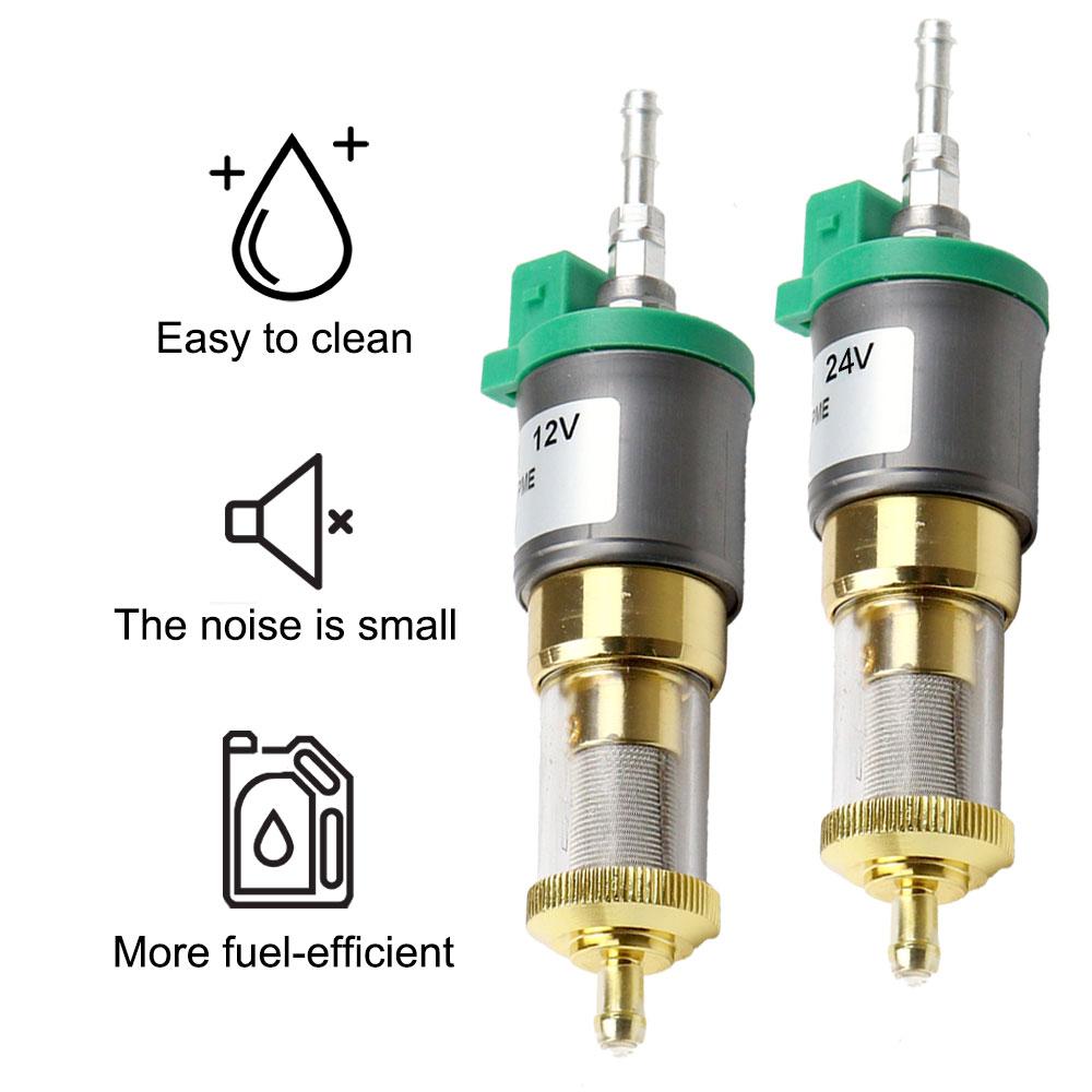 12 В бесшумный импульсный масляный насос для автомобильного обогревателя, усовершенствованный сверхмалошумный обогреватель, топливный насос с масляным фильтром, подходит для JETOUR