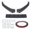 3pcs Front Bumper Lip Splitter Spoiler Body Kit Improve Aerodynamics Bumper Lip Diffuser Replacement for MK5 6R 2010