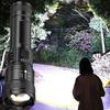 USB Rechargeable LED Flashlight Power Display Camping Lantern High Power Work Light  for Fishing