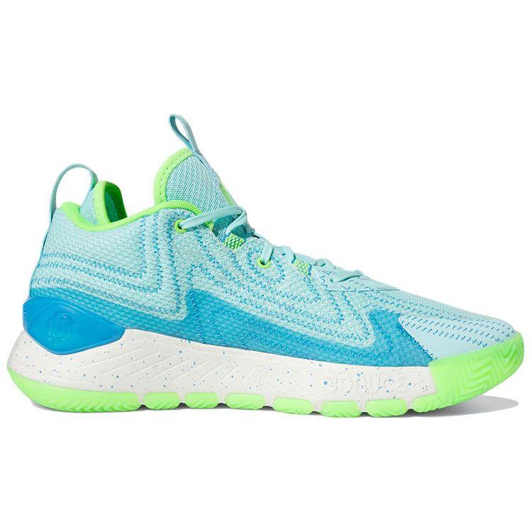 Adidas D Rose Son of Chi 2 Aqua Solar Green Men Sneakers Pantone Core-White Team-Solar-Green HQ1006