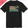 Vinyl Junkie Ventilate Graphic Tshirt Mens Music Lovers LP Records DJ Turntable Vintage Design Music Collector Gift Tee Tops