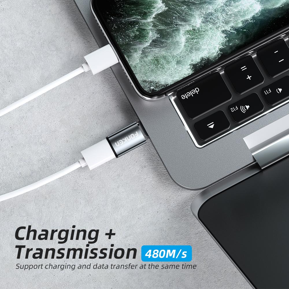 FONKEN Кабель Micro USB типа C, конвертер, магнитный адаптер кабеля, магнитный разъем кабеля зарядного устройства, конвертер для зарядки мобильного телефона