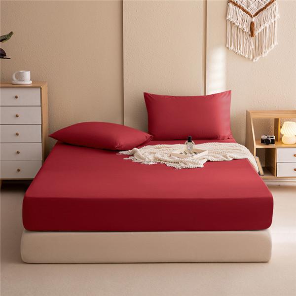 2024 Super Waterproof Bed Fitted Sheet Bed Sheet with Elastic Band Anti-slip Mattress Cover Mattress Protector for Single Double