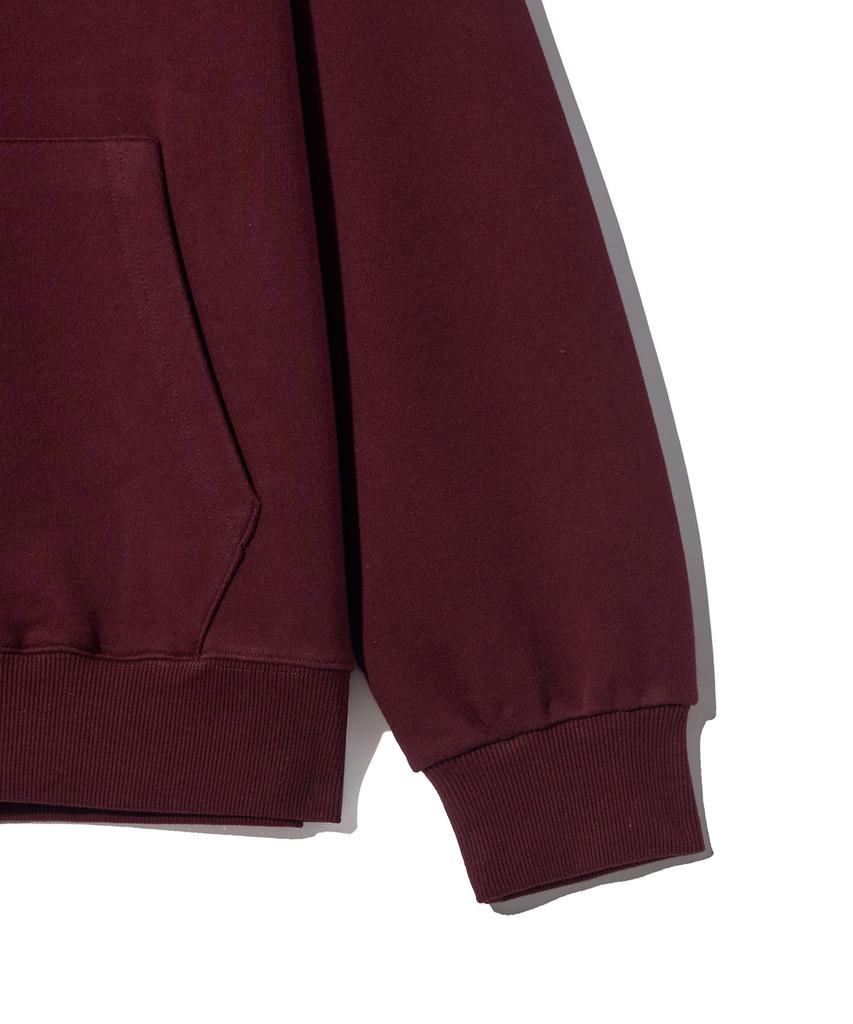 GAKKAI UNIONS Noir Symbol Applique Hoodie Burgundy