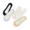 Женские нескользящие носки Ice Silk Invisible Boat Socks - дышащие, хлопковая подошва, неглубокий вырез