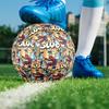 Bluey Print Size 5 Soccer Ball, PU Wear Resistant Football for Match Training and Daily Practice, Birthday Gift for Soccer Fans