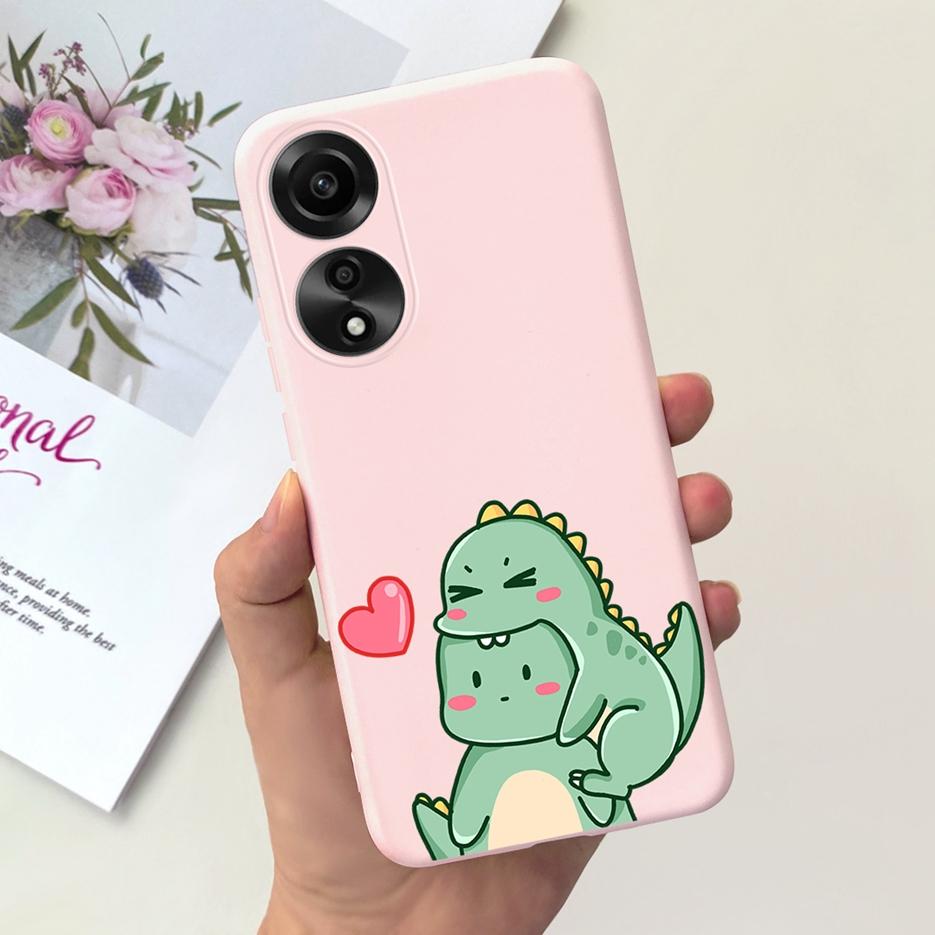 Чехол для Oppo A78 4G CPH2565 Милый Модный Мультяшный Расписной Чехол Мягкий Силиконовый Чехол для Телефона Для Oppo A78 A78 OppoA78 5G Матовый Coque