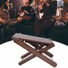 Black Walnut High Strength Wooden Footstool Guitar Footstool for Guitar Players and Music Lovers