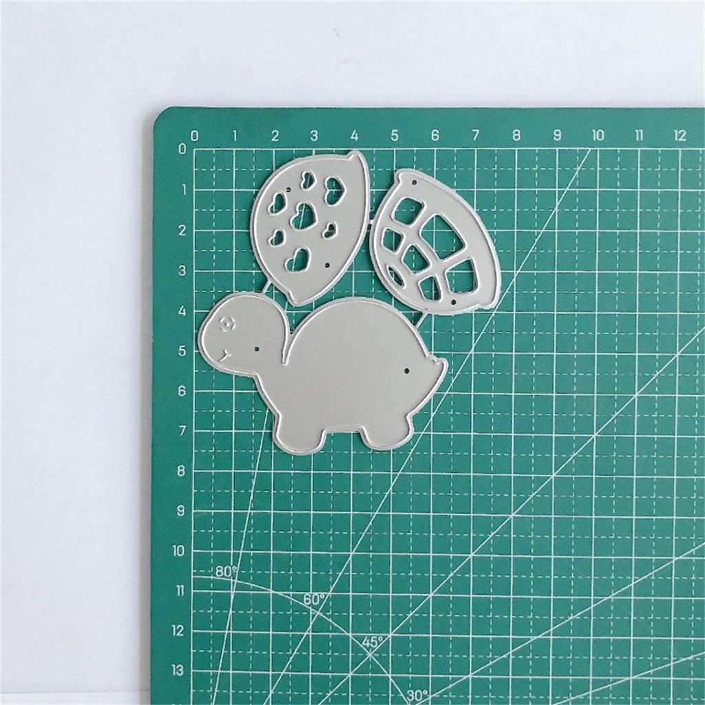 Черепахи Металлические штампы Углеродистая сталь Черепаха Вырубные штампы Тиснение Трафареты для поздравительных открыток Скрапбукинг Украшения