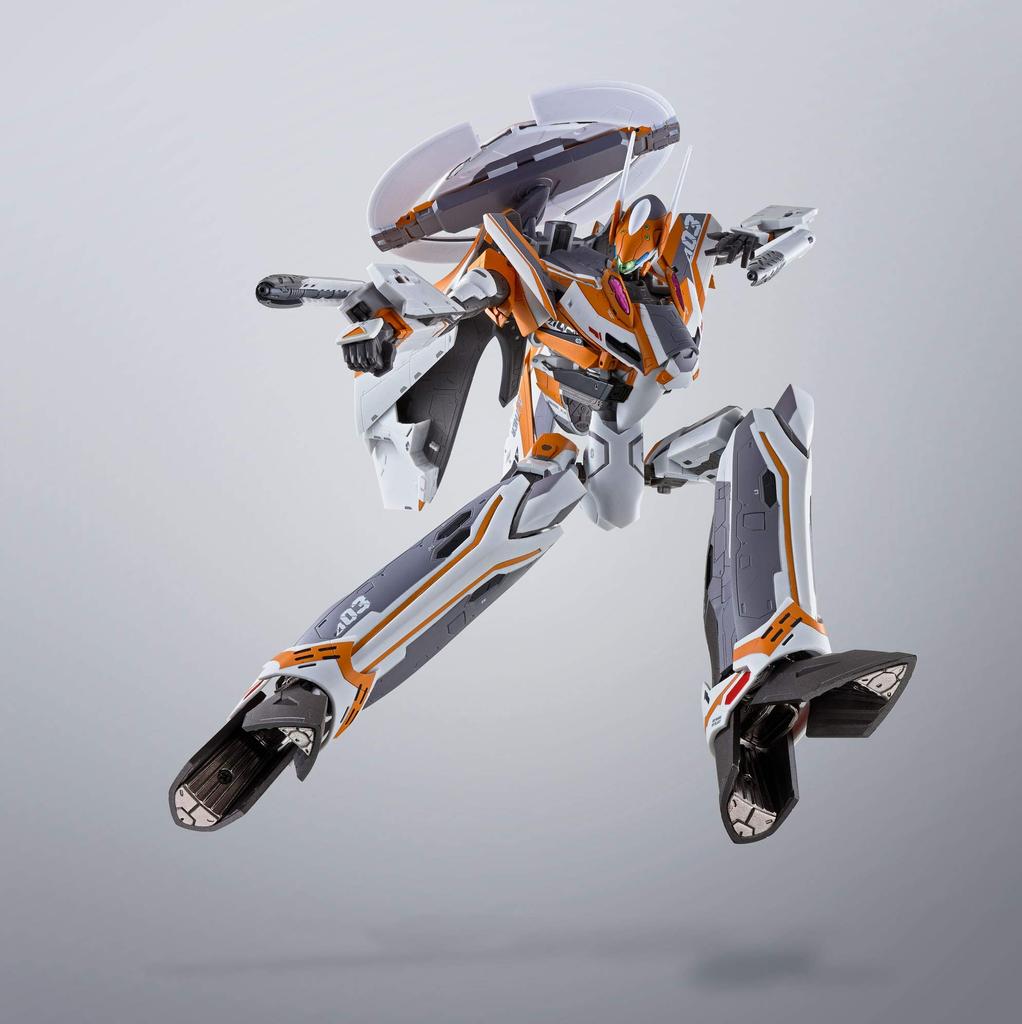 TAMASHII NATIONS DX Chogokin Macross Delta Siegfried Mustang 180 мм окрашенная подвижная фигурка VF-31E (Чак Машина) приблизительно. АБС и ПВХ и литье под давлением