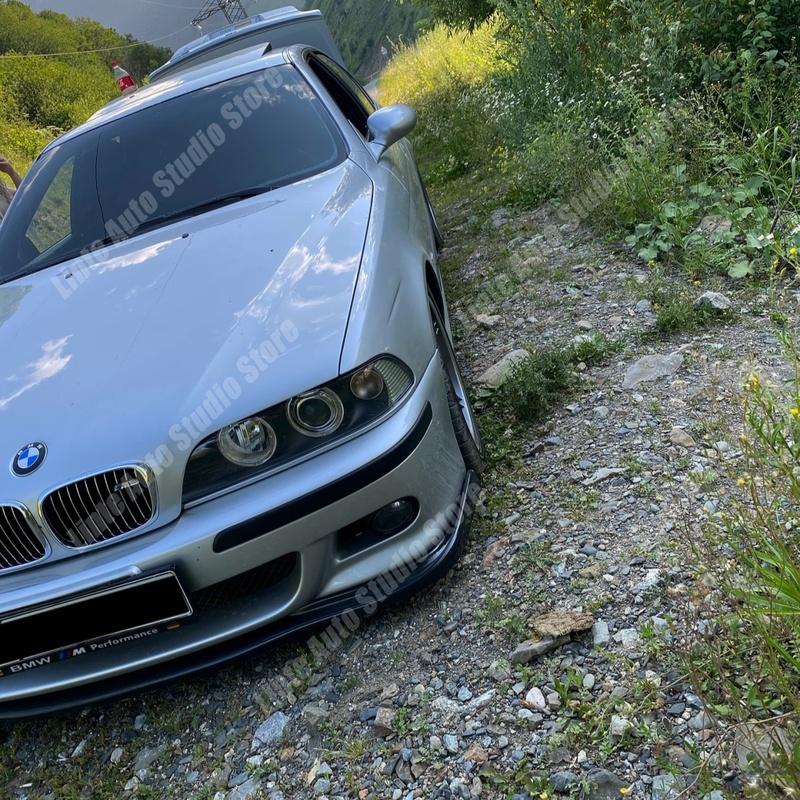 3 шт. Лип-спойлер переднего бампера стиля H для BMW E39 5 серии M5 M-пакет 1996-2003 MP Бамперы Седан Универсал Глянцевая покраска