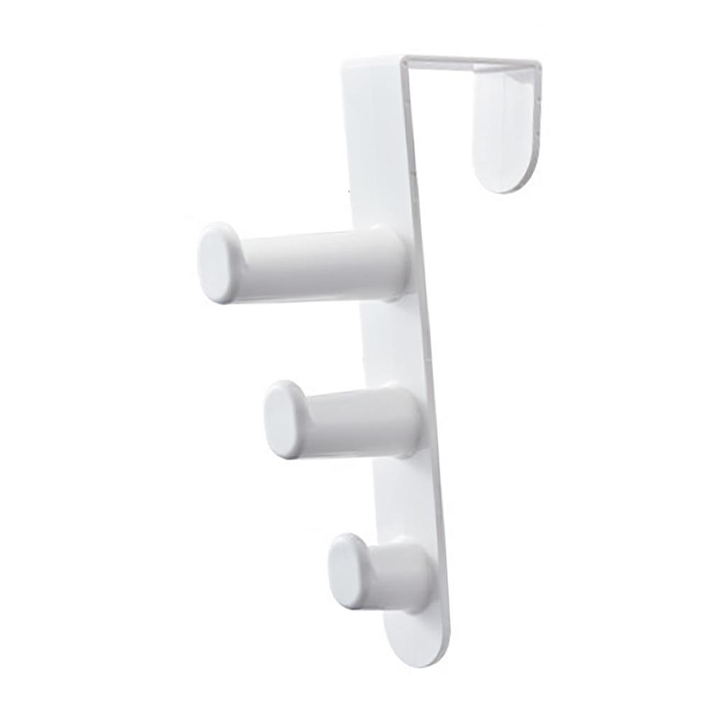 Дверной крючок без сверления, экономия места над дверью, вешалка для полотенец, вешалка для полотенец для спальни, ванной комнаты