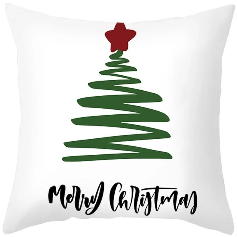 Наволочки с рождественской тематикой Аксессуары для автомобиля Офис Санта-Клаус Гостиная Диван Домашние наволочки