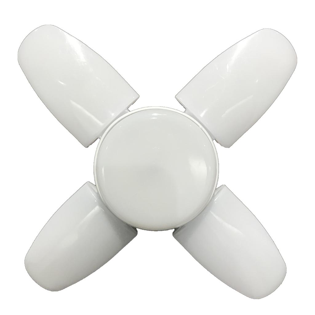 2024 LED Foldable Bulb with Fan Shape Blade Panels for Home Ceiling Light Folding Lamp