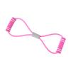Portable Elastic Resistance Band with Anti-slip Handles for Shoulder, Back, and Body Strength Training and Stretching