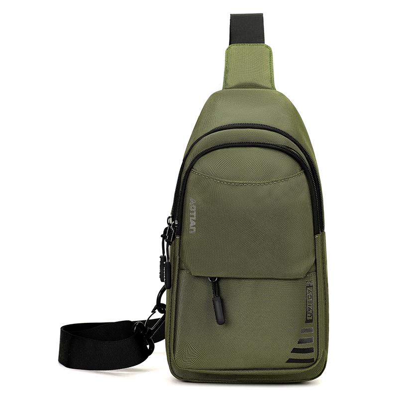 Men's Crossbody Bag Outdoor Riding Chest Bag Oxford Shoulder Bag