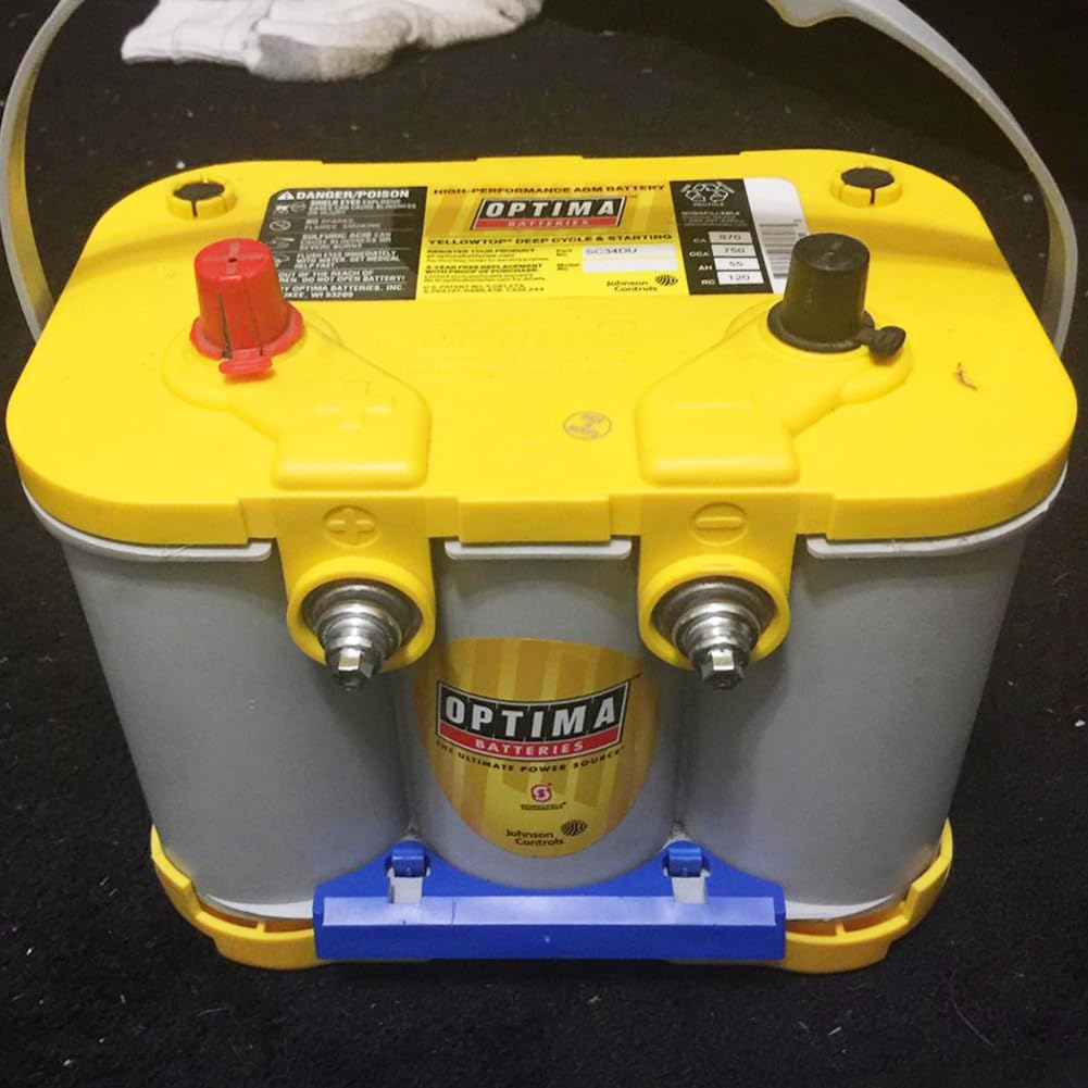 Ampper Болты клемм аккумуляторной батареи с боковой стойкой 3/8", стандартные удлинительные шпильки для аккумуляторной батареи GM, 2 разных длины (4 пары, 8 штук)