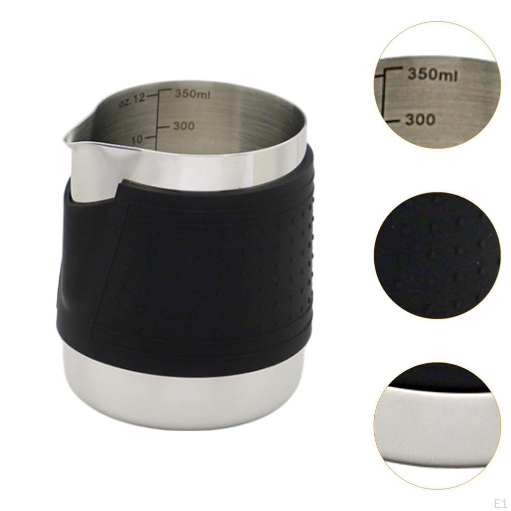 Кувшин для молока без ручки, вспениватель кофе, чашка с носиком, эспрессо, пар, вспенивание