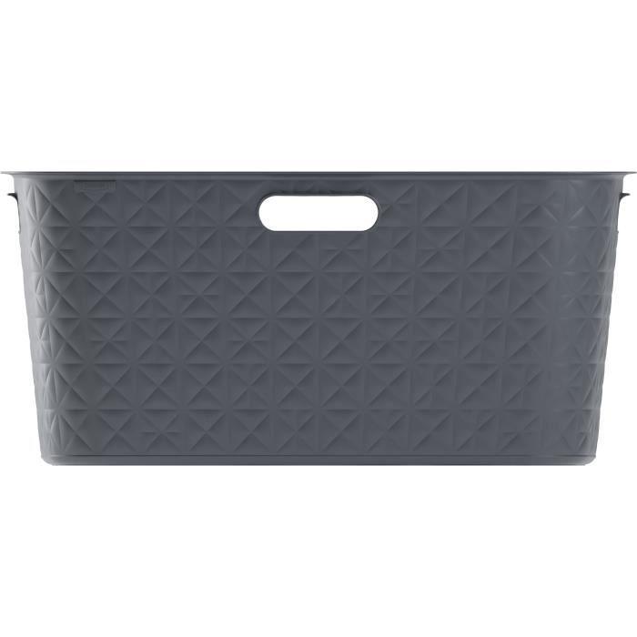 Corbeille à linge - Curver - Softex - 45 L - Gris