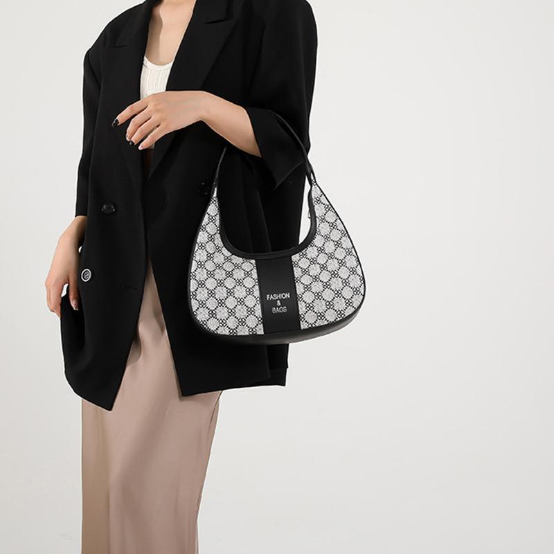 Vintage Letters Shoulder Crossbody Bags for Women Handbag Purses New Underarm Messenger Bags Female High Quality Hobo Bag CLE