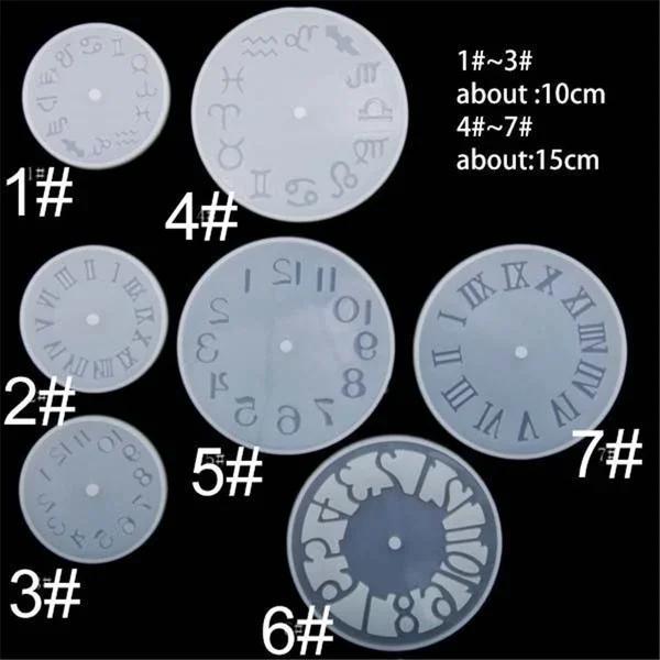 Clock Silicone Mold for Jewelry Clock Resin Silicone Mold Handmade Tool DIY Epoxy Resin Molds Diy Accessories