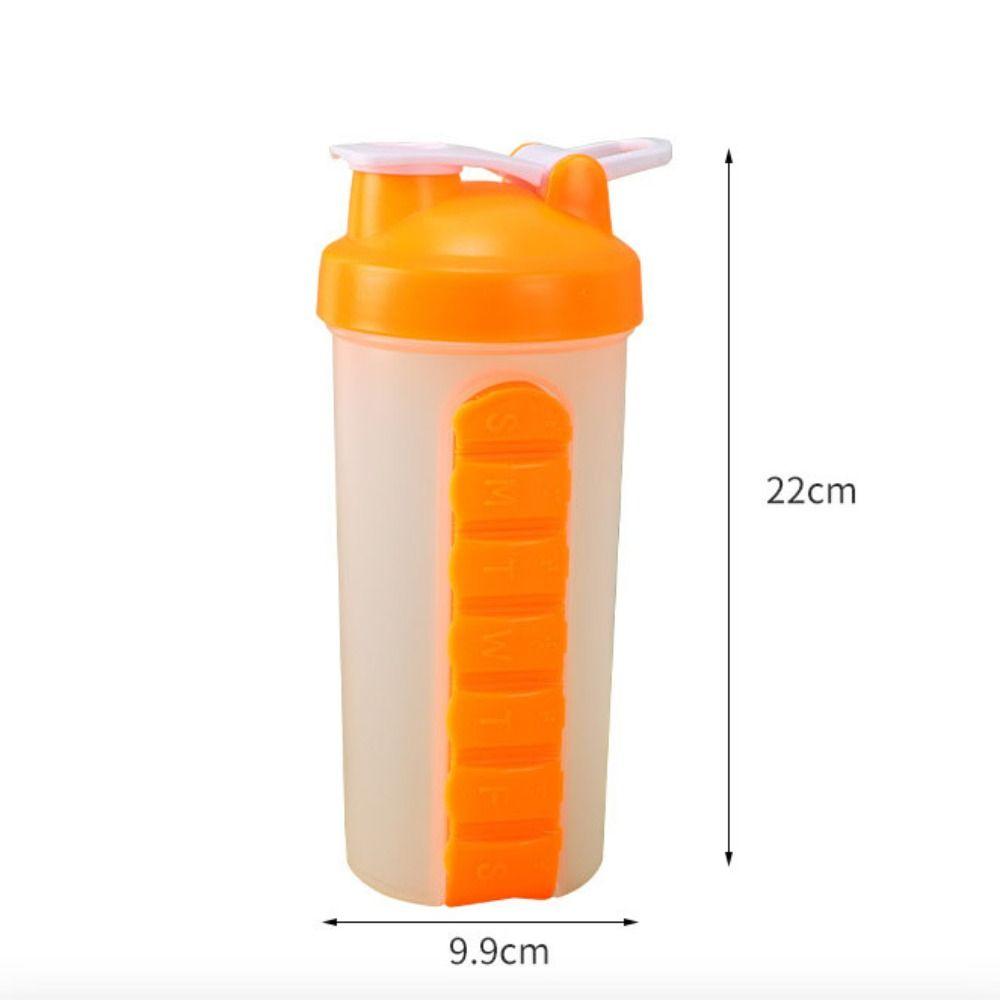 Ежедневный органайзер для таблеток, коробки для таблеток, спортивная бутылка для воды, контейнер для лекарств, бутылка для воды, кемпинг