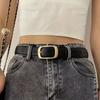 Leather Belt For Women With Women Belts And High-end Feel, Summer Instagram Style, Niche Casual Jeans For Women