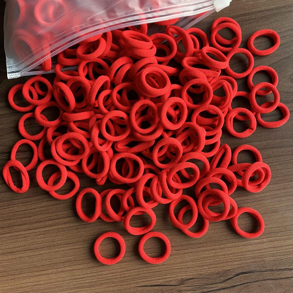 YANRONG 50PCS/Pack Girl Colorful Scrunchie Hair Accessoires Elastic Hair Ties Ponytail Holder Hair Band Headbands Fashion Headwear