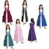Girls Medieval Princess Costume Renaissance Costume Robe Retro Gown Dress Halloween Cosplay Dress Up