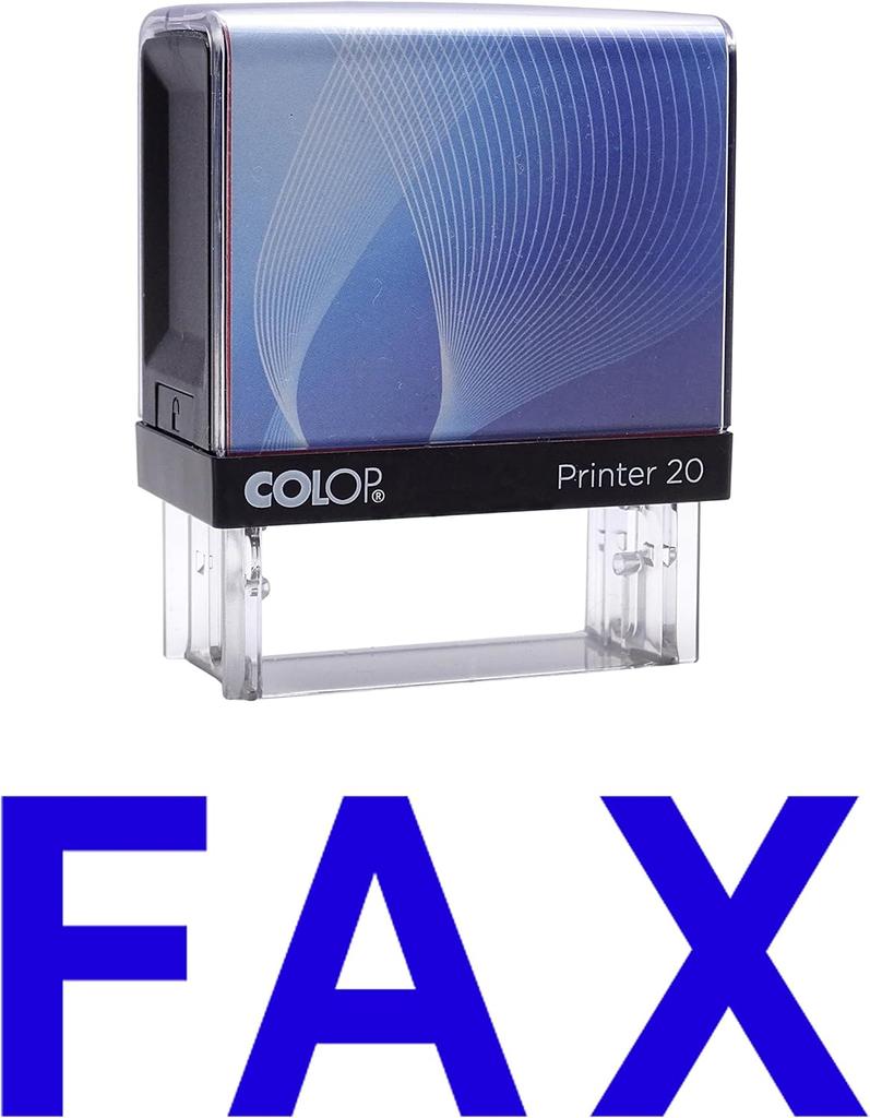 FAX Самоклеящаяся резиновая печать на заказ Colop Office Stationery P20 Mini Stamper