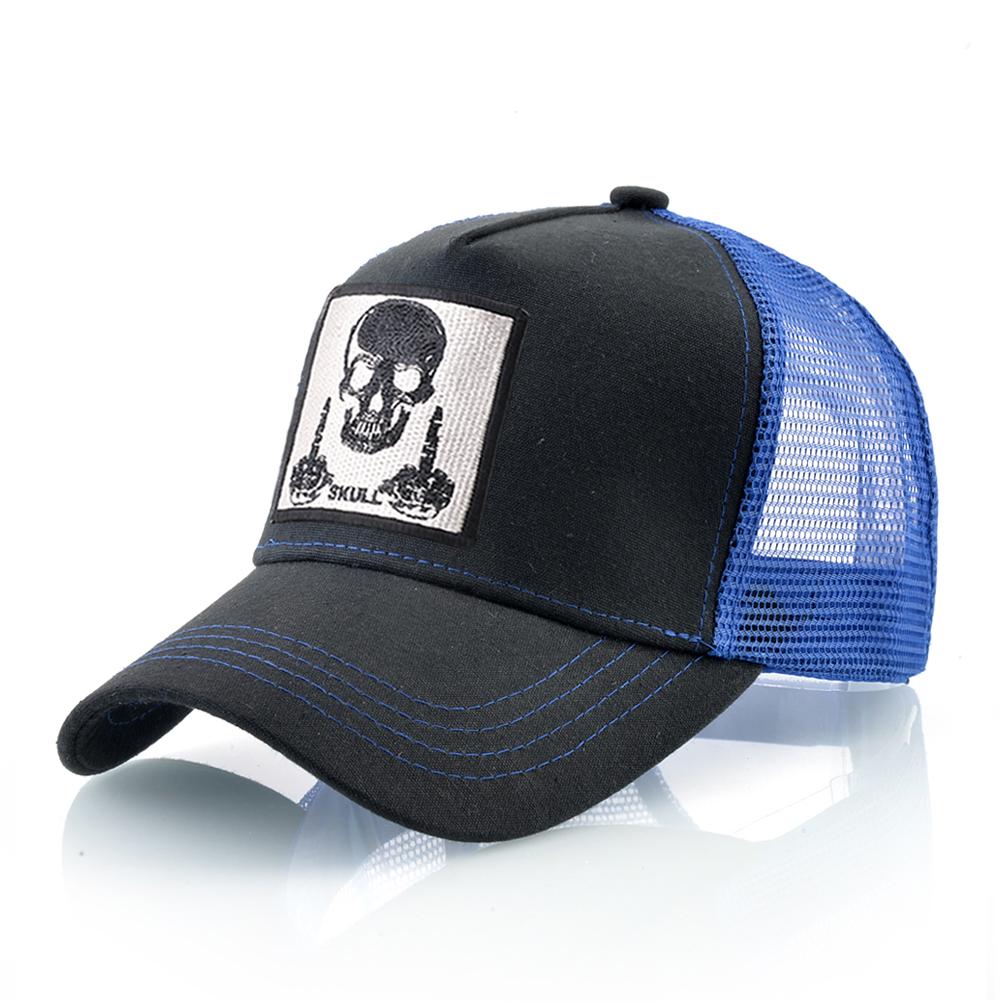 Мужская бейсболка с нашивкой в ​​виде черепа Snapback в стиле хип-хоп, женская кепка-дальнобойщик, четырехсезонная уличная дышащая кепка с козырьком, костяная кепка