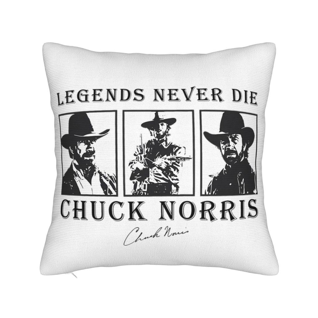 Remember Chuck Norris Throw Pillow Cover Polyester Decorative Pillow Creative Pillowcase
