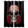 Череп Голова Стена Скелет Зал Окно Шторы Для Детей Спальня Гостиная Ванная Комната Декор Кухни Шторы Шторы Жалюзи