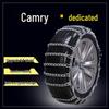 Camry Tire Anti-Skid Chains for 215/60R16 & 215/55R17 - No Jack Needed