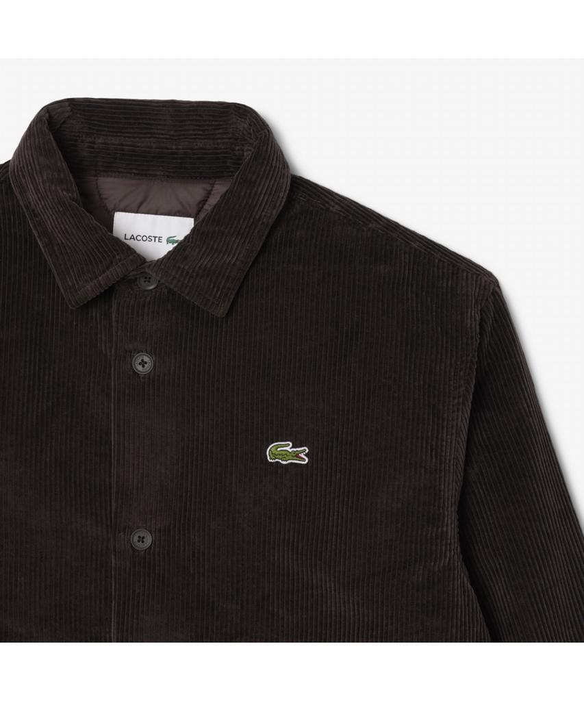 Мужская вельветовая утепленная куртка-рубашка Lacoste Ch7211-55N Skb