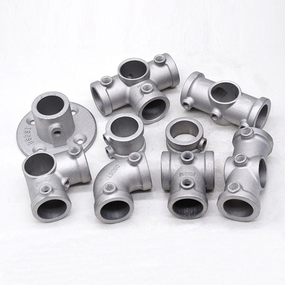 Aluminum Alloy Steel Frame Fasteners 1\2''/3\4" Circular Pipe Connector Pipes