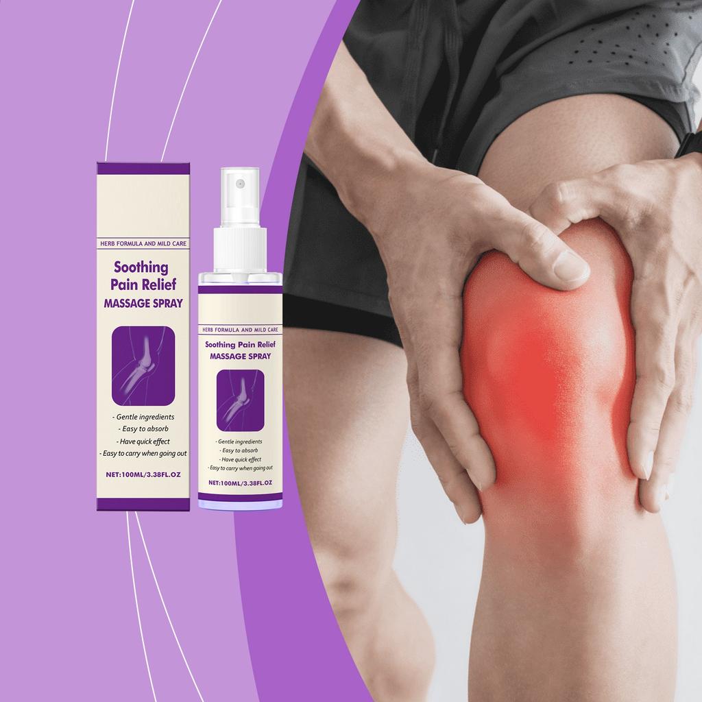 Спрей для снятия боли и массажа Успокаивающий спрей Уход за дискомфортом в суставах Активирующий массажный спрей Спрей для снятия боли в коленных суставах(100мл