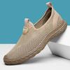 Fashion Summer Lightweight Walking Footwear New Men's Loafers Mesh Breathable Flats All-match Mens Sneakers Mens Slip On Casual Shoes
