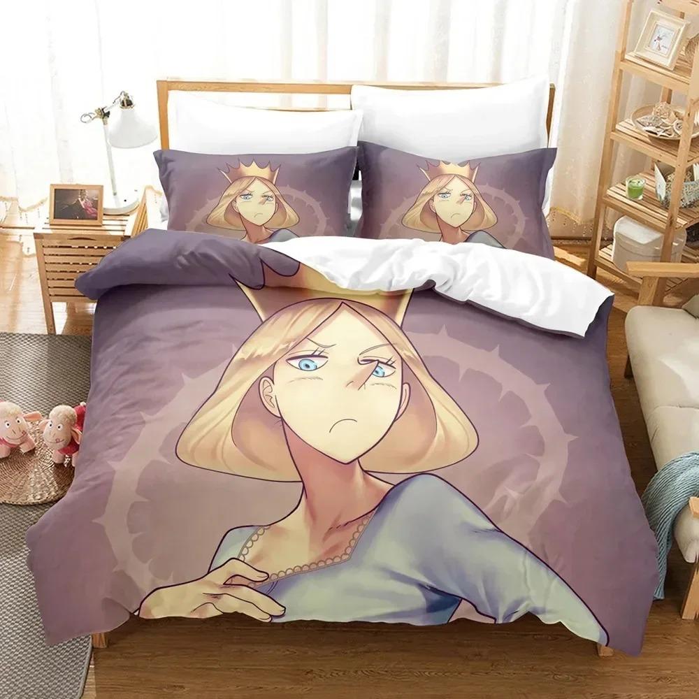 Новый 3D Печать Аниме Рейтинг королей Постельное белье Комплект двуспальный Твин King Пододеяльник Одеяло Наволочка Мальчики Девочки Взрослые Спальня