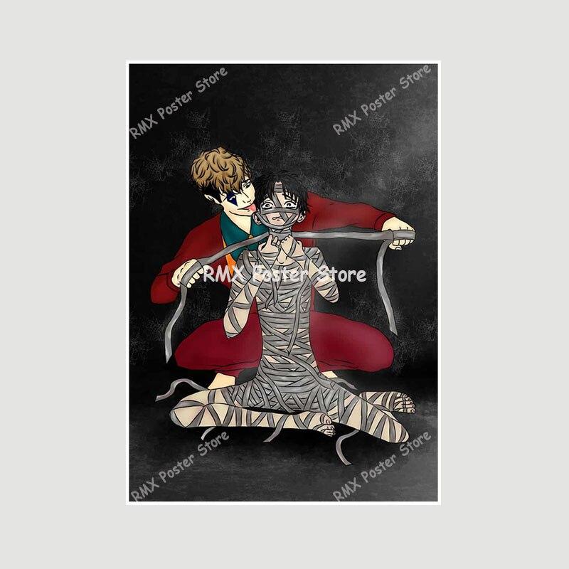 Белая бумага аниме Killing Stalking плакат манга персонаж живопись картина настенные художественные принты украшение для гостиной домашний декор